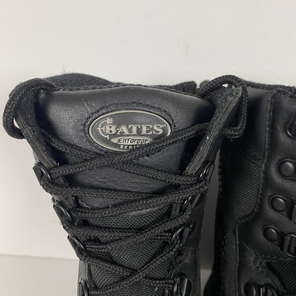 Bates Enforcer Series Womens Tactical Boots Size 6 Black Leather Combat Military - Picture 6 of 8